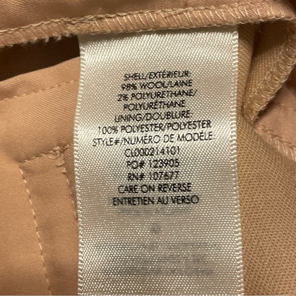 ALICE + OLIVIA NWOT Paula High Waist Back Slit Pant in Sepia - Picture 8 of 9